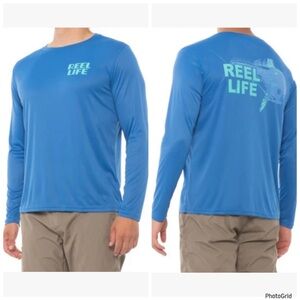 Men’s Reel Life UPF 50+ Emerging Mahi Sun Shirt